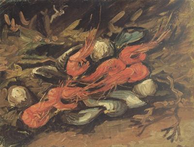 Vincent Van Gogh Still life wtih Mussels and Shrimps (nn04) Germany oil painting art